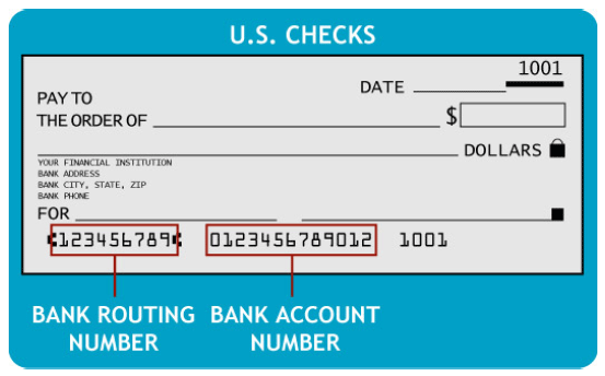 where can i see my bank routing number