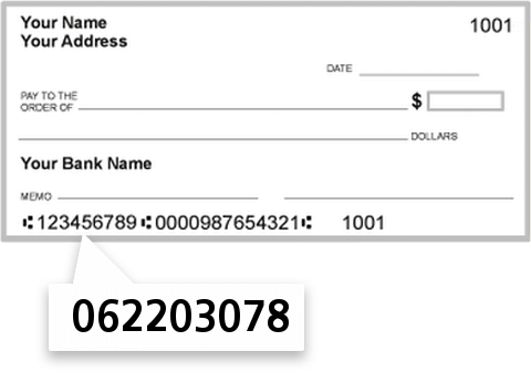 062203078 routing number on Merchants Bank of Alabama check
